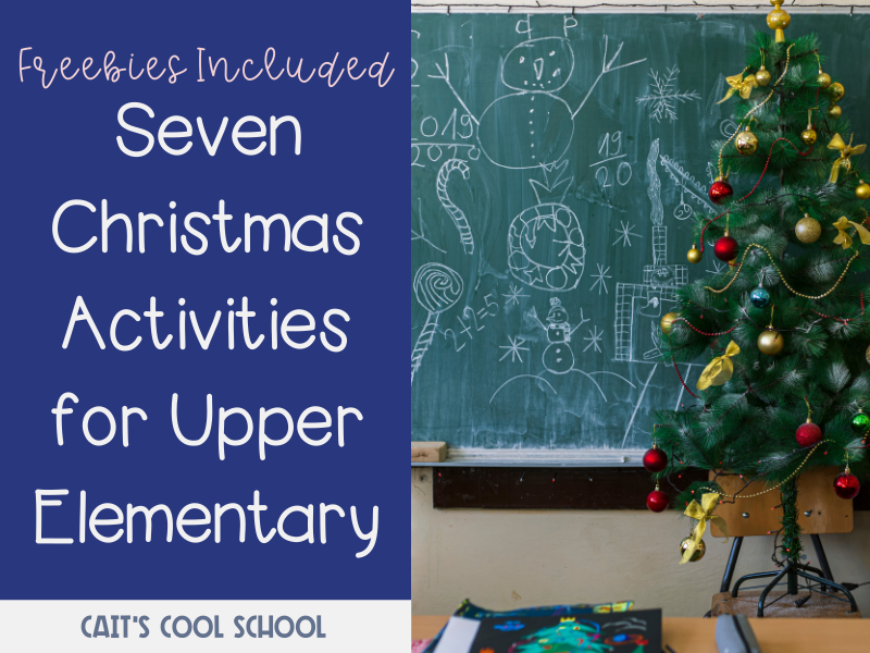 Christmas Activities for Third Fourth Fifth grade